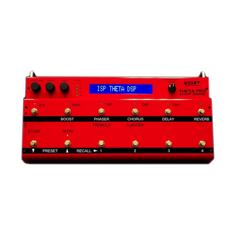 iSP Technologies THETA PRO DSP User manual