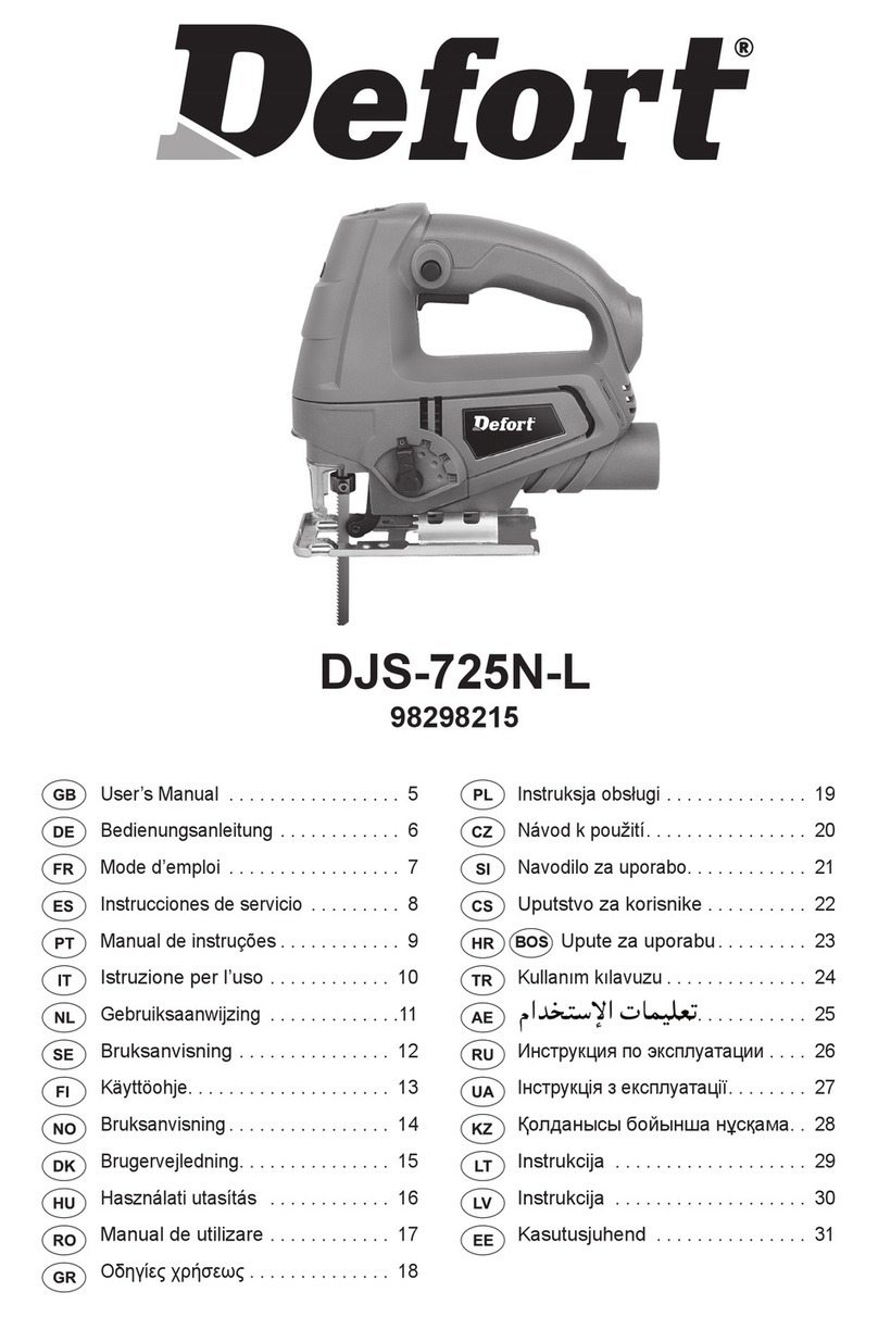 Defort DJS-725N-L user manual