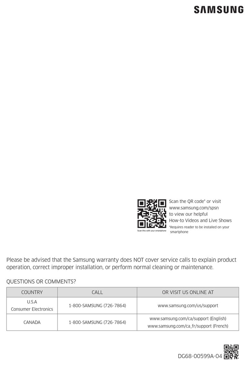 Samsung NE59J7650 series user manual