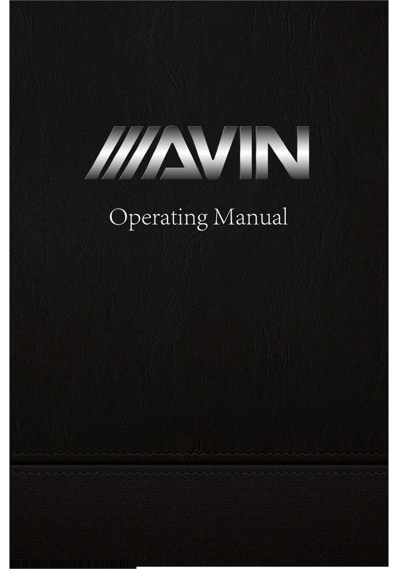 AVIN AA-BE46 operating manual