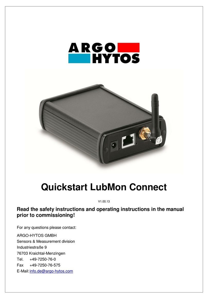 Argo-Hytos LubMon Connect quick start