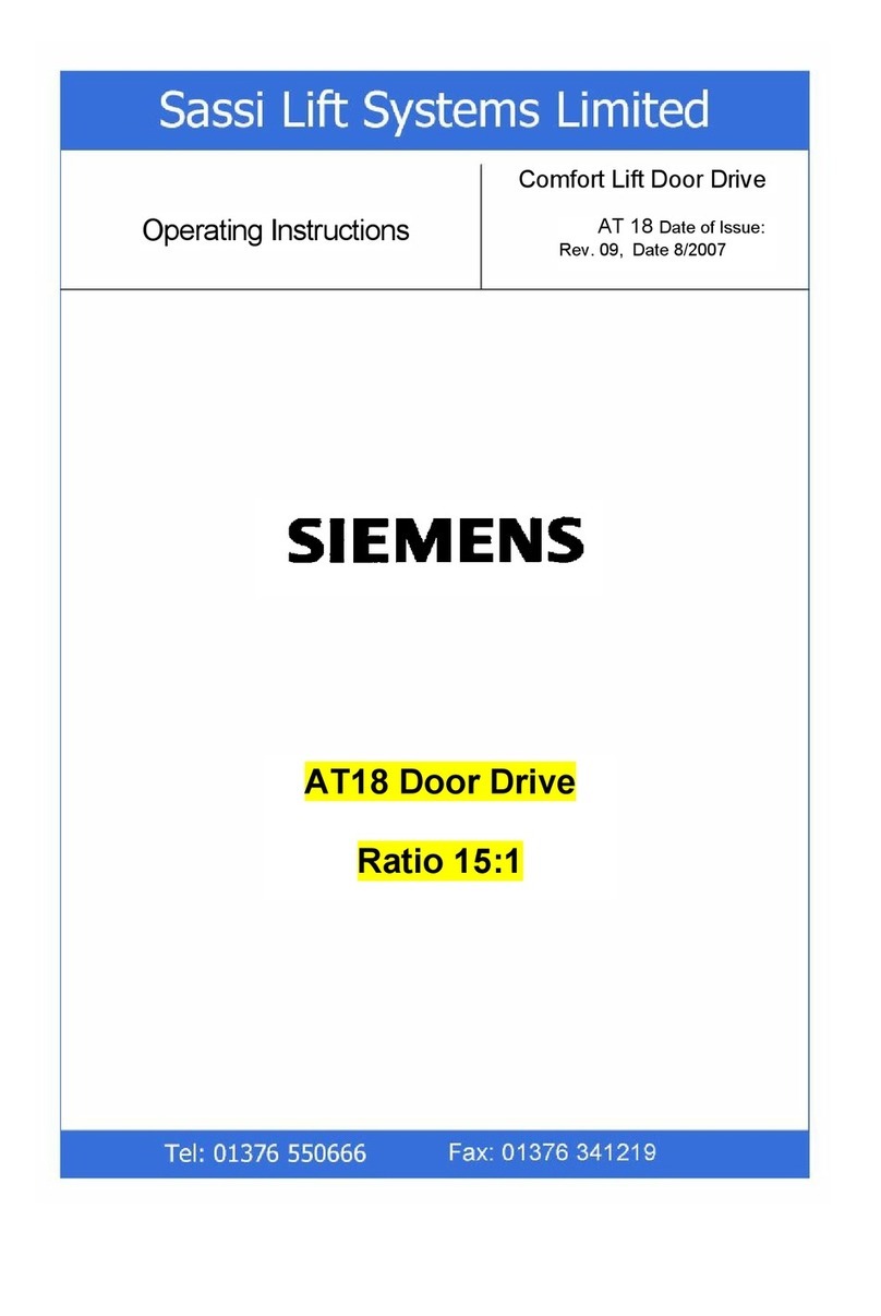 Siemens SIDOOR AT18 User manual