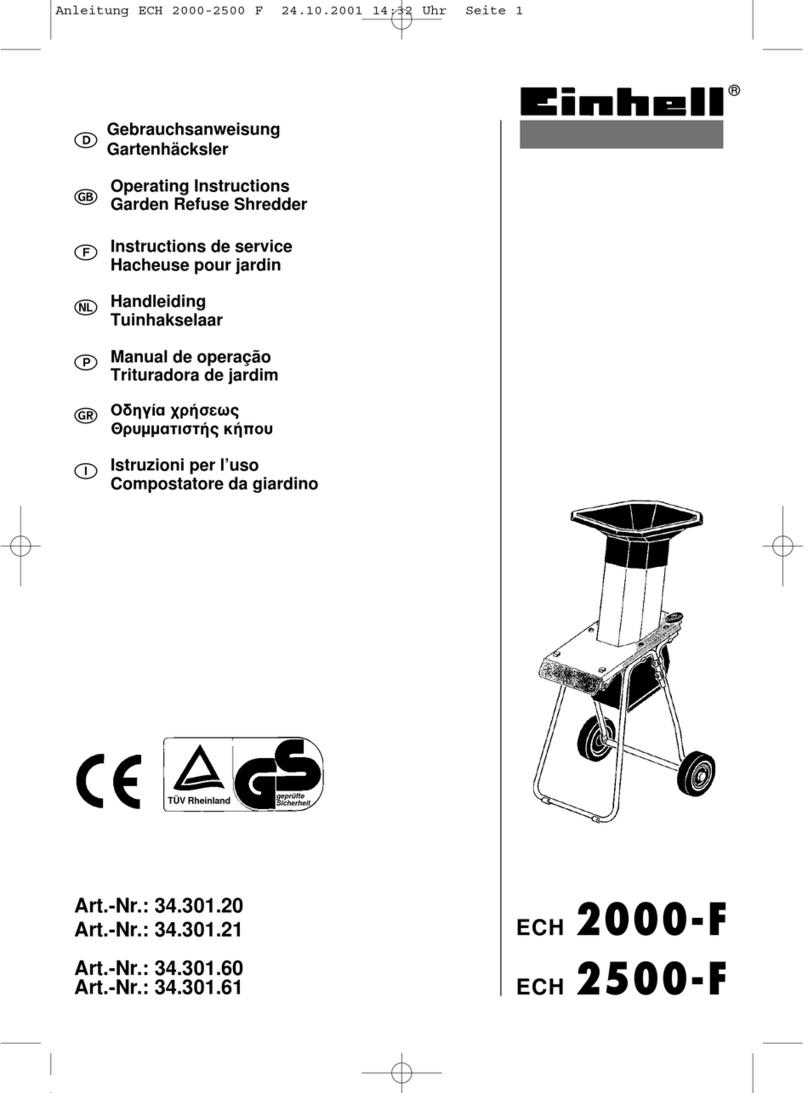 EINHELL ECH 2000-F operating instructions EINHELL ECH 2000-F operating instructions