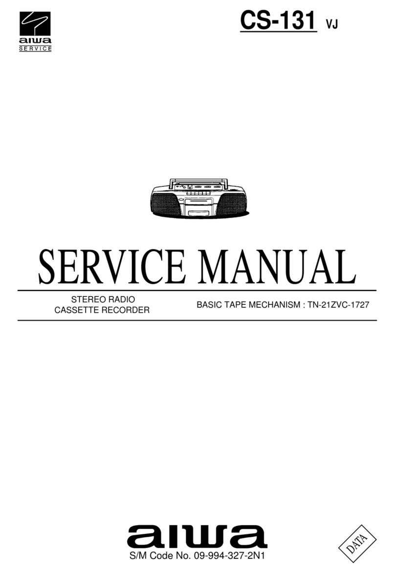 Aiwa CS-131 VJ User manual