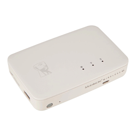 Kingston Technology MobileLite Wireless G3 User manual Kingston Technology MobileLite Wireless G3 User manual