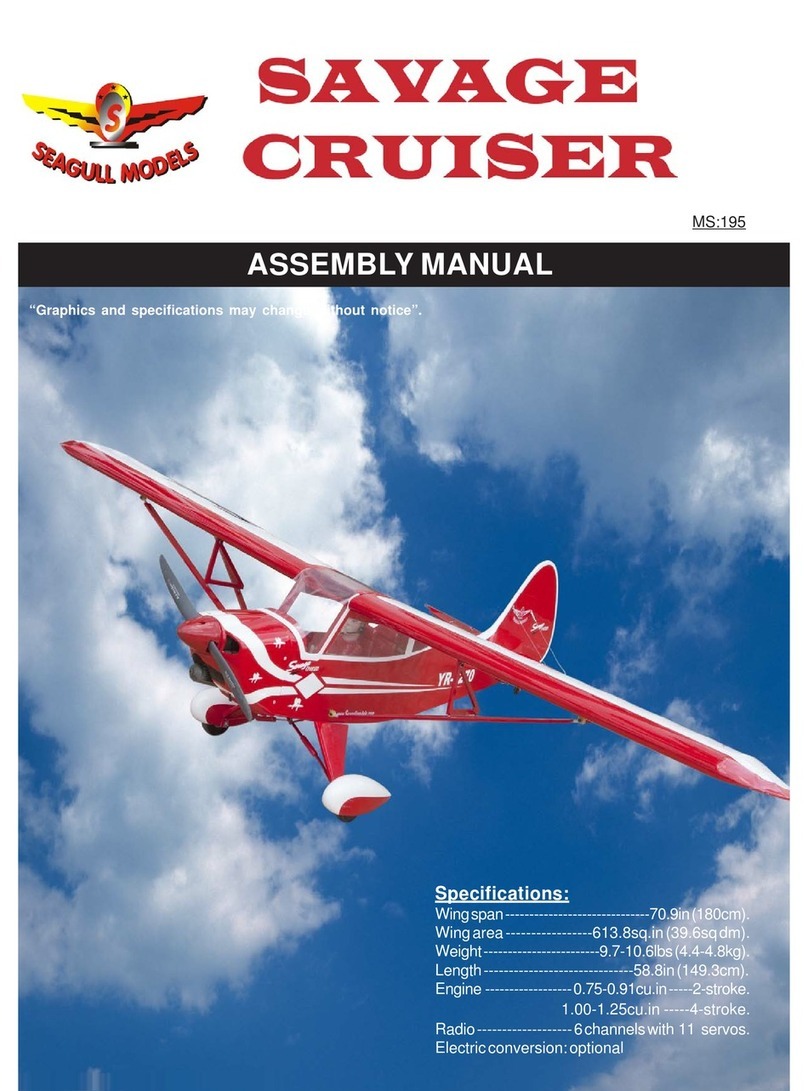 Seagull Models SAVAGE CRUISER MS:195 User manual Seagull Models SAVAGE CRUISER MS:195 User manual