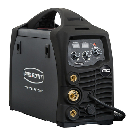 PROPOINT 180 MULTI-PROCESS MIG-ARC-TIG WELDER user manual
