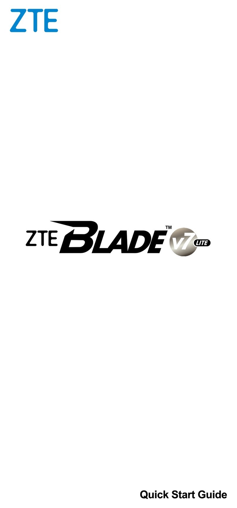 Zte BLADE V LITE User manual