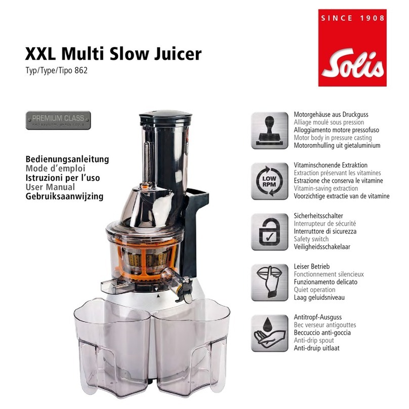 SOLIS 862 User manual