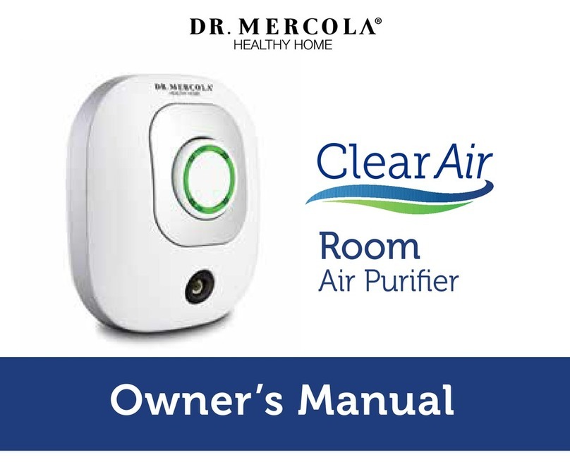 dr. Mercola Clear Air owner's manual