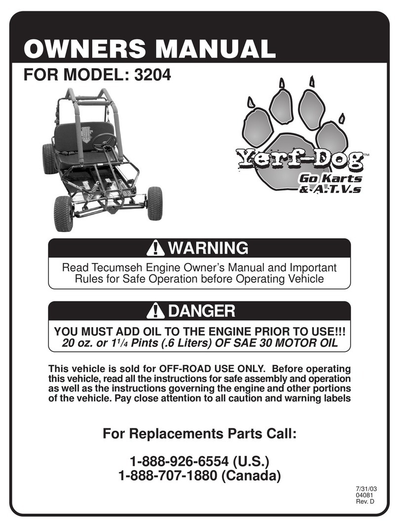 Yerf-Dog 3204 owner's manual