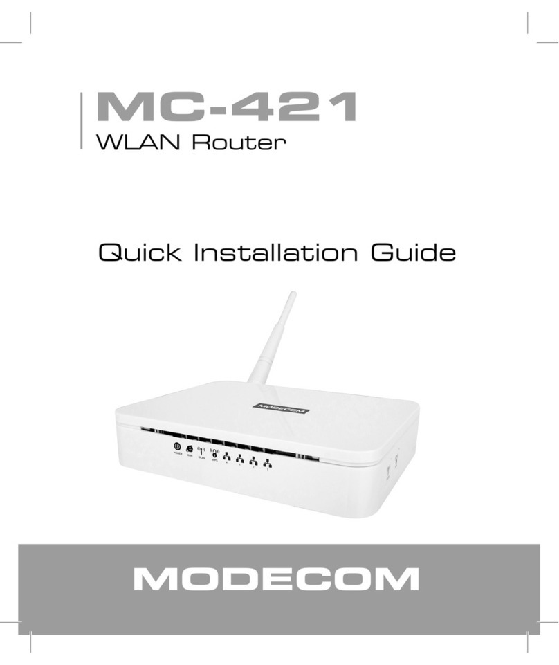Modecom MC-421 Quick installation guide