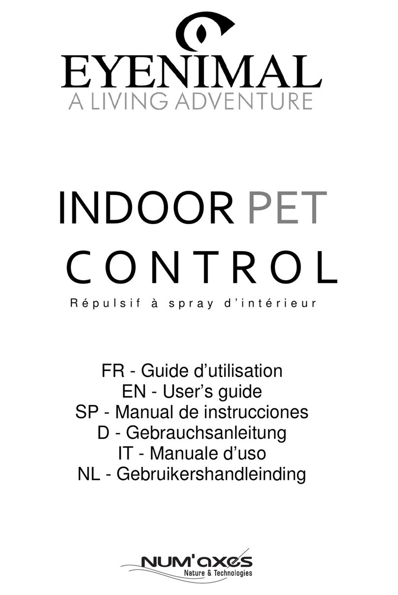 Num'axes Indoor Pet Control User manual Num'axes Indoor Pet Control User manual