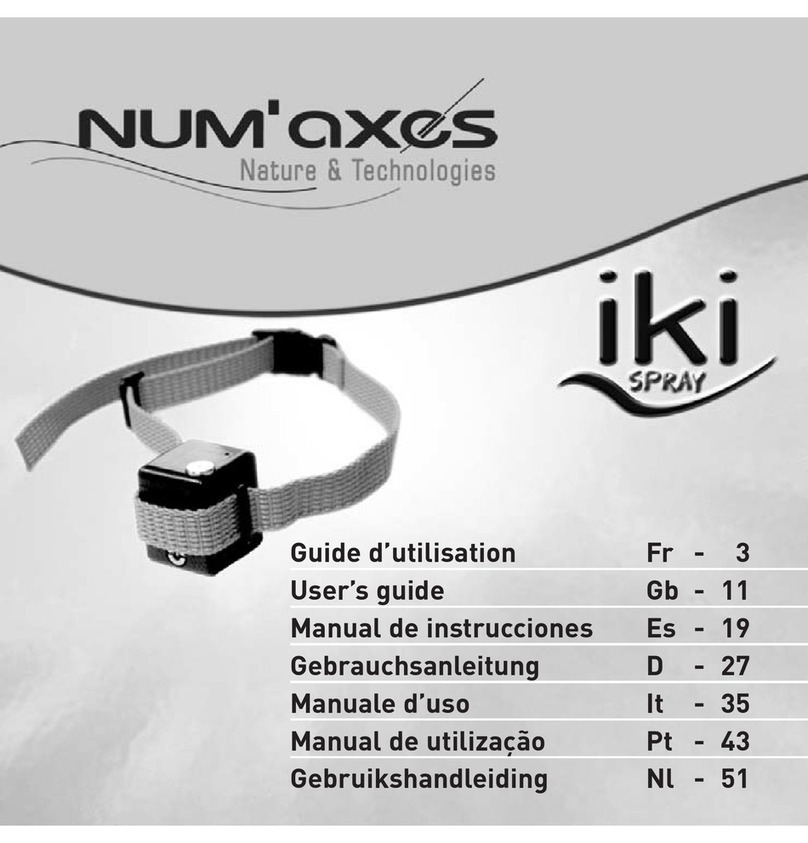 Num'axes iki spray User manual Num'axes iki spray User manual