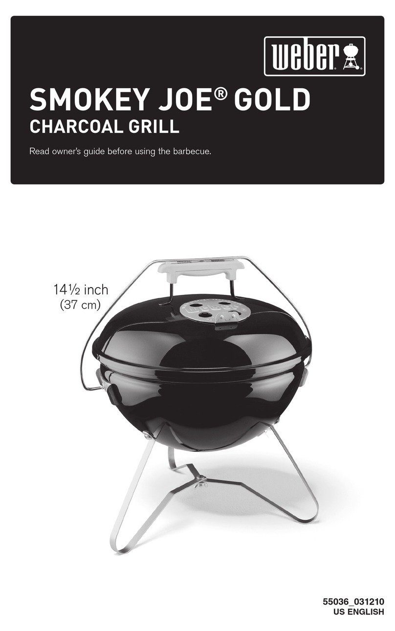 Weber SMOKEY JOE GOLD User manual