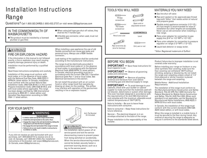 GE JGB720SEJSS User manual