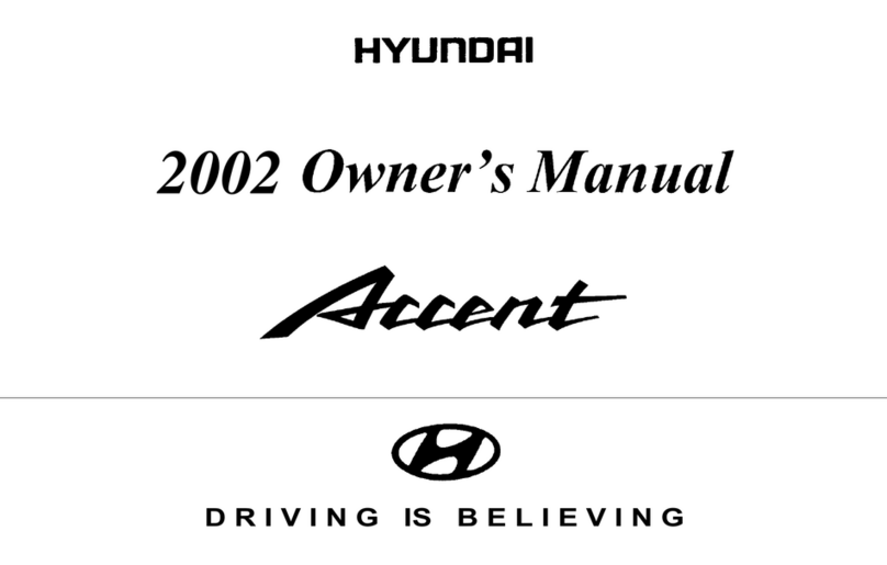 Hyundai accent 2002 owner's manual
