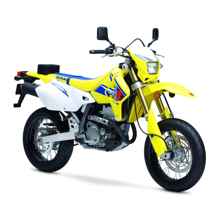 Suzuki DR Z400SM owner's manual