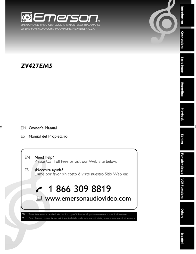 Emerson zv427em5 owner's manual