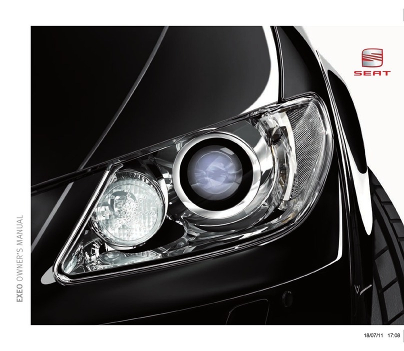 Seat Exeo 2012 owner's manual