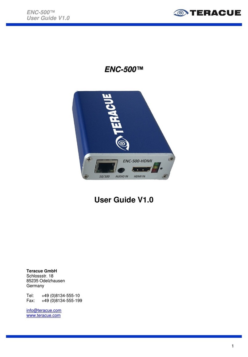Teracue ENC-500 User manual