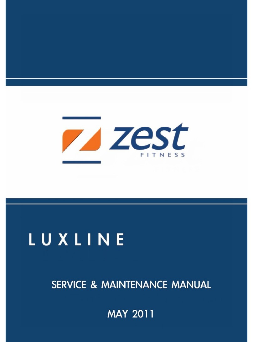 Zest luxline Service maintenance manual