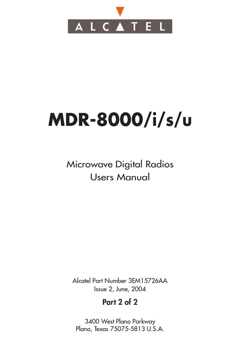 Alcatel MDR-8000 user manual