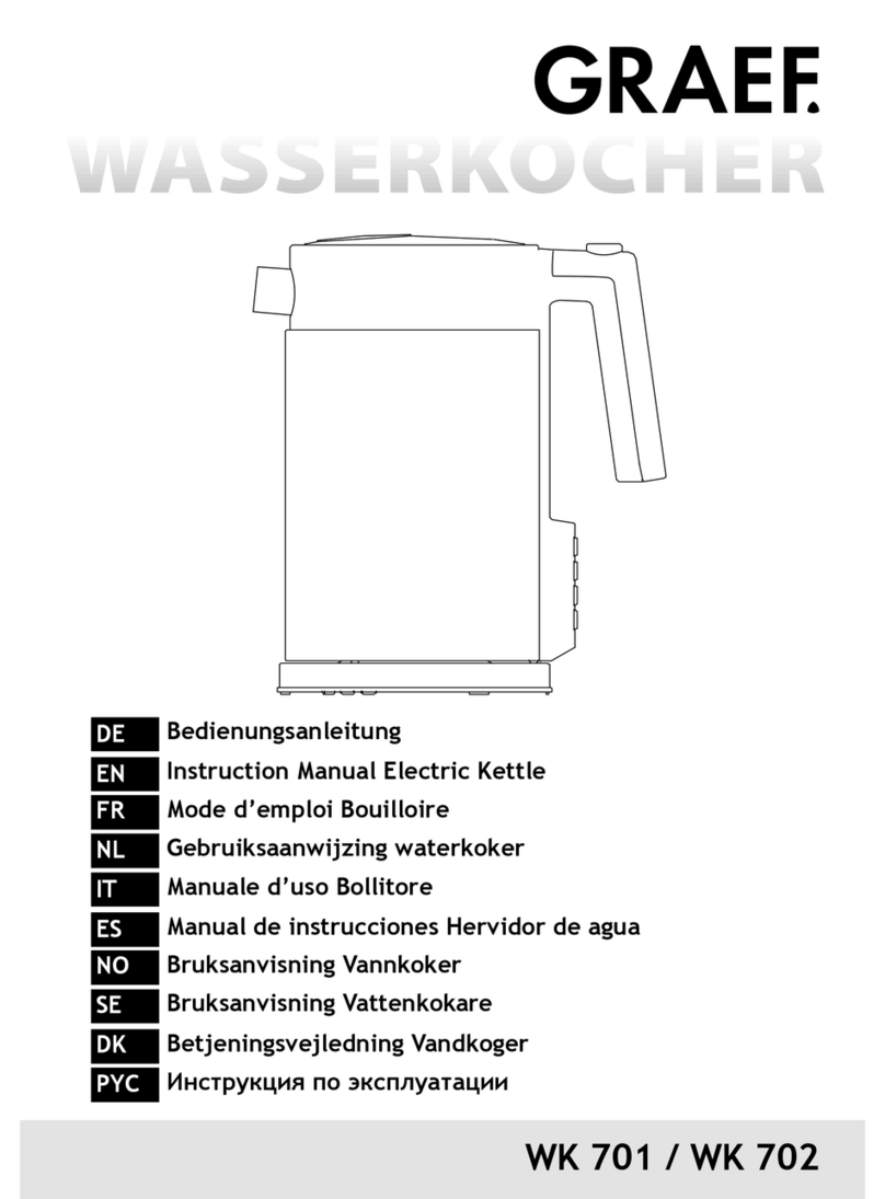 Graef WK 702 User manual