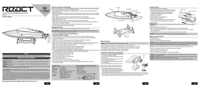 React PRB08024 owner's manual