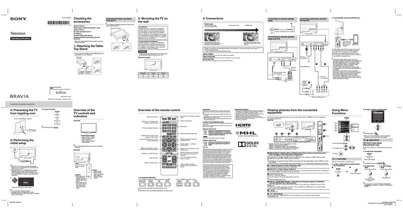 Sony BRAVIA KLV-24P413D User manual Sony BRAVIA KLV-24P413D User manual