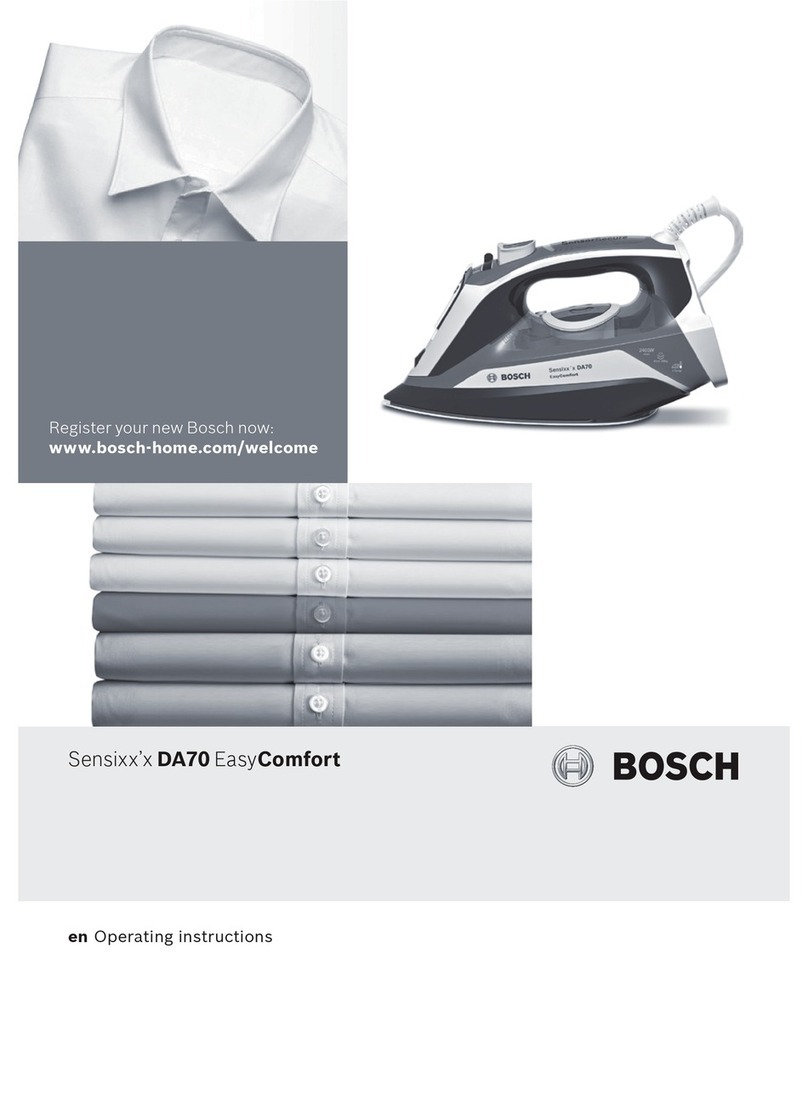 Bosch Sensixx'x DA70 operating instructions