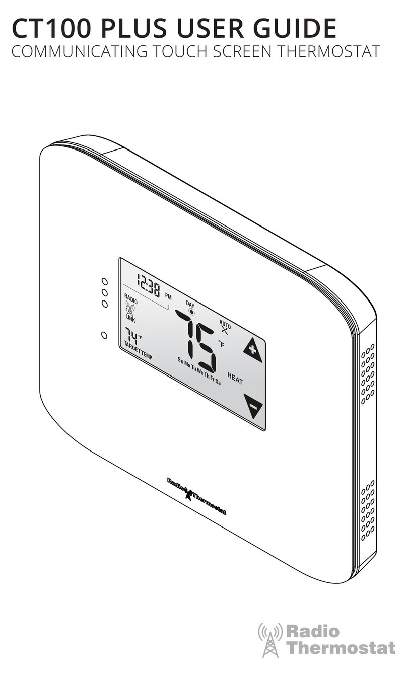 Radio Thermostat CT100 user guide