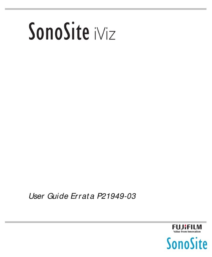 FujiFilm SonoSite iViz user guide FujiFilm SonoSite iViz user guide