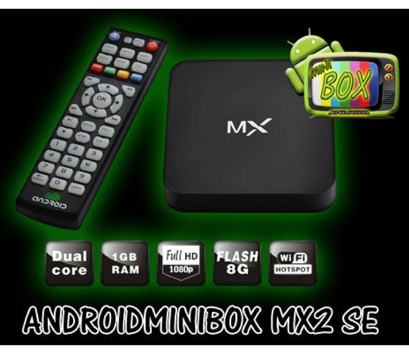 Android Androidminibox mx2 se user guide