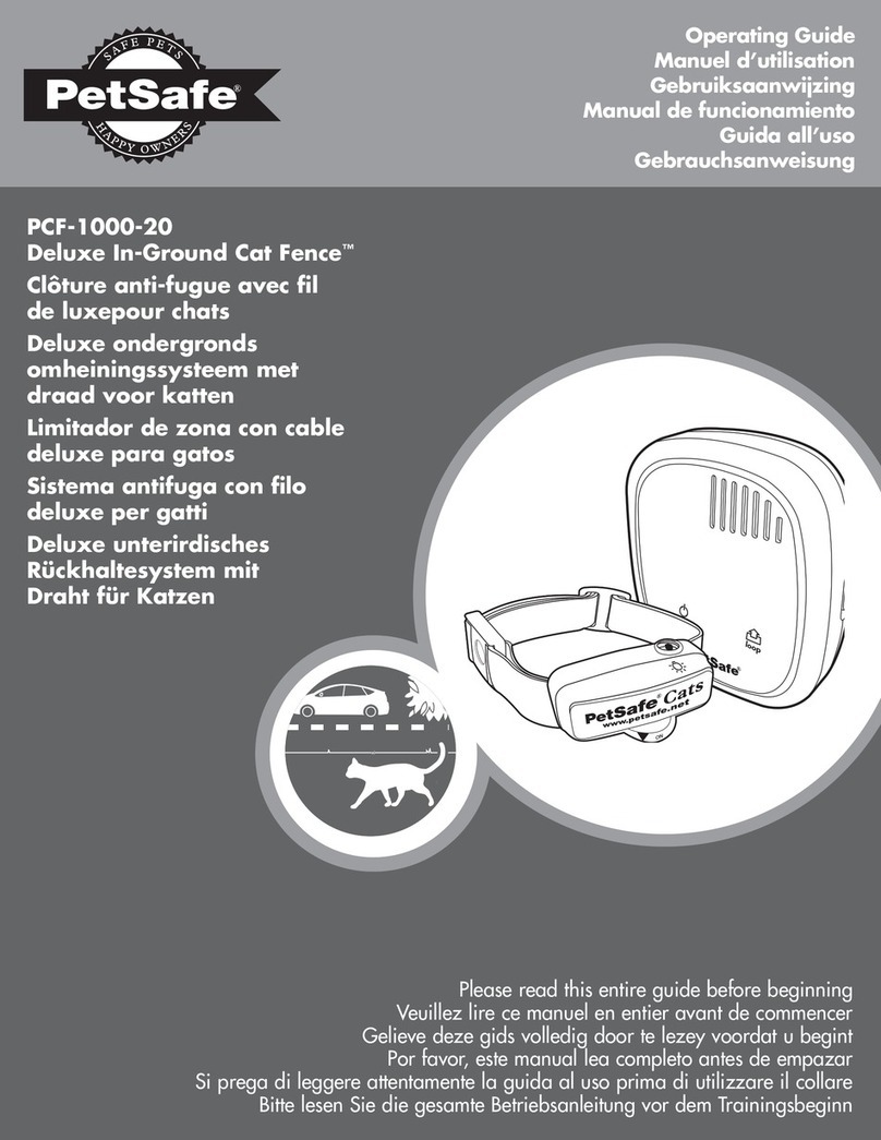Petsafe PCF-1000-20 operating guide