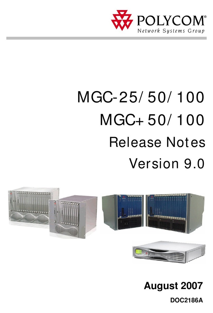 Polycom MGC-25 Release notes