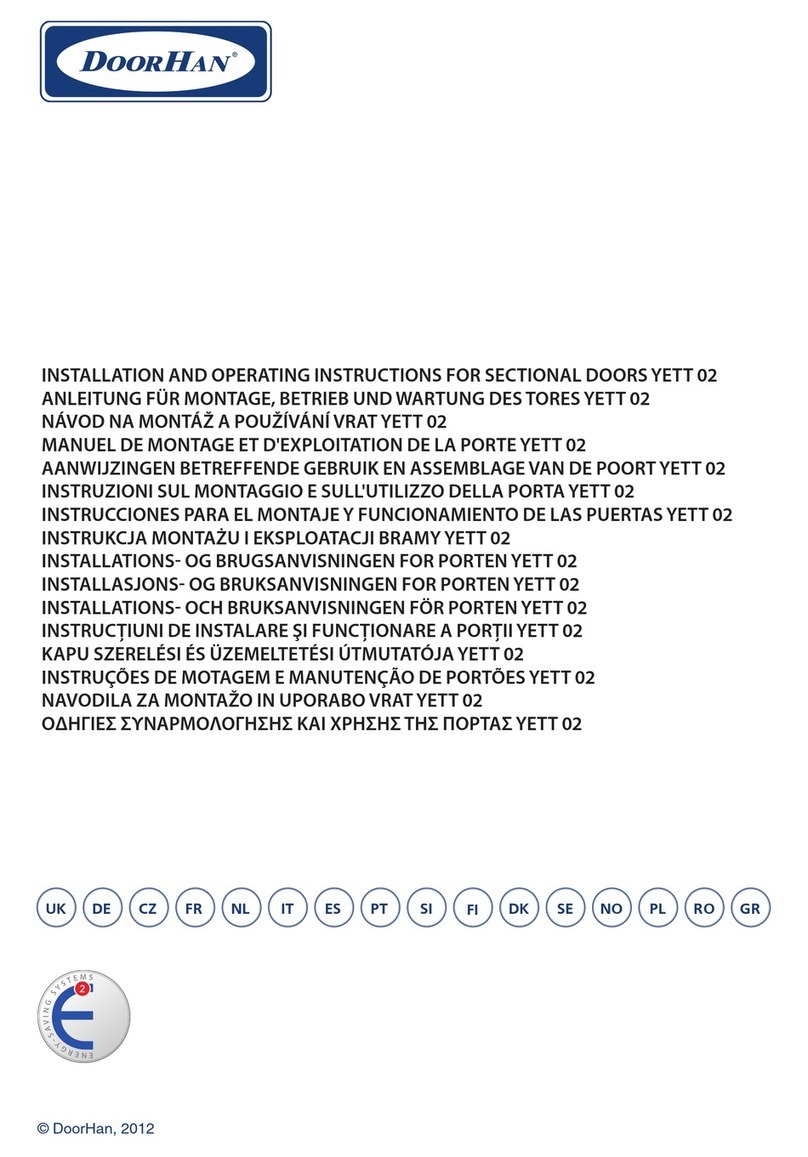 DoorHan YETT 02 User manual