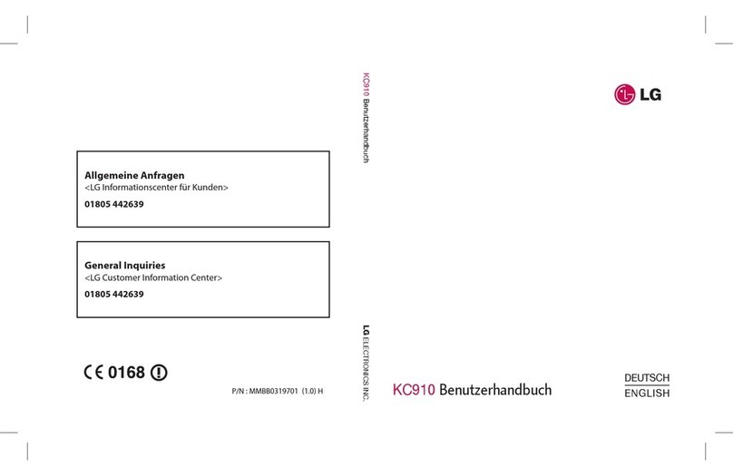 LG Renoir KC910 User manual