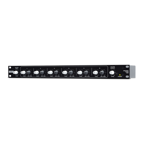 Rane SM 26S manual