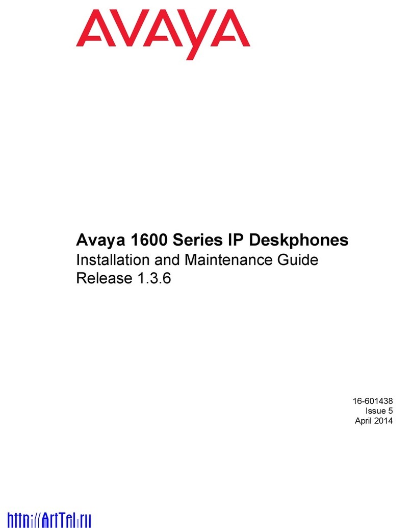 Avaya 1600 Series Product manual