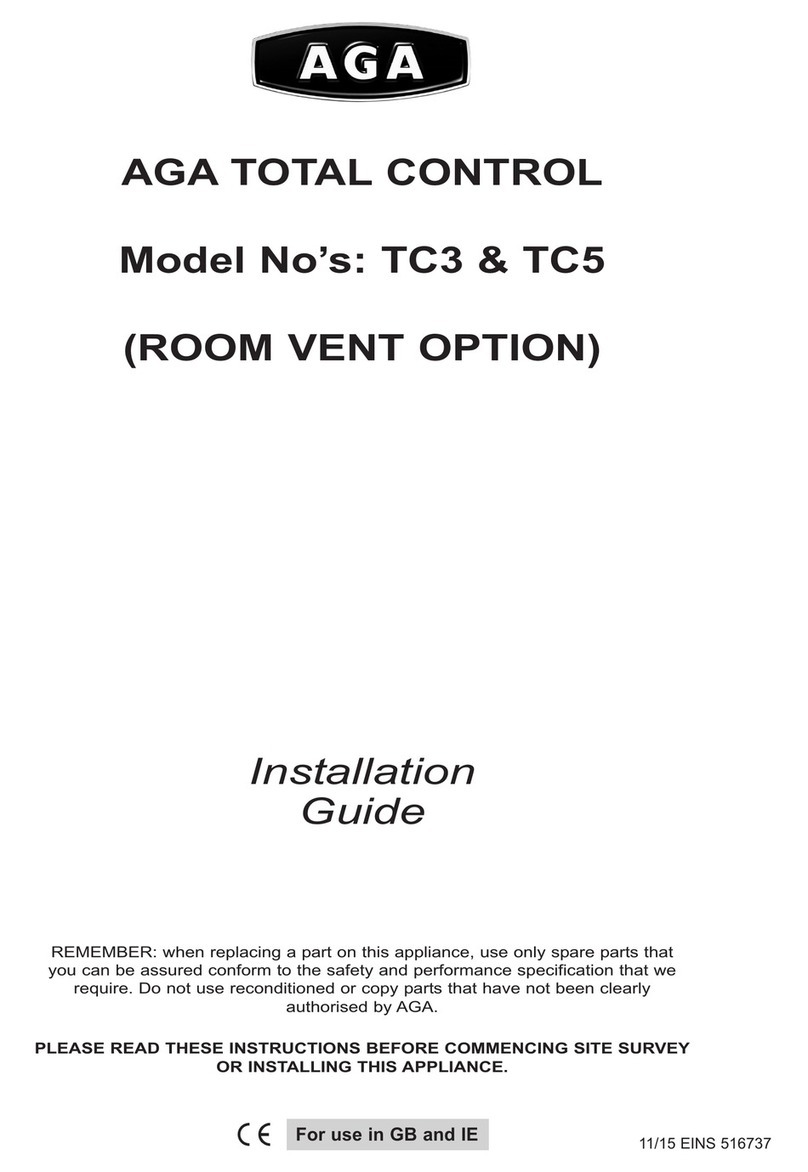 AGA TC3 User manual