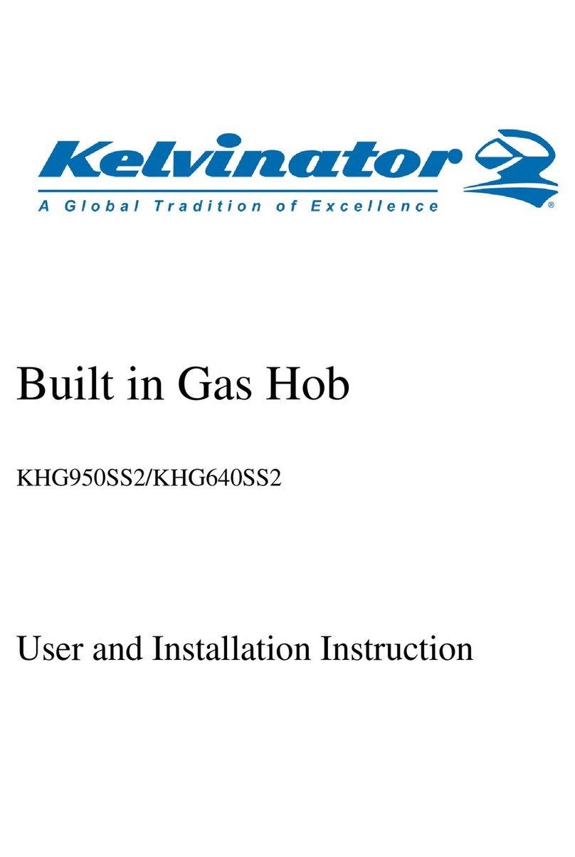 Kelvinator KHG950SS2 Operating instructions