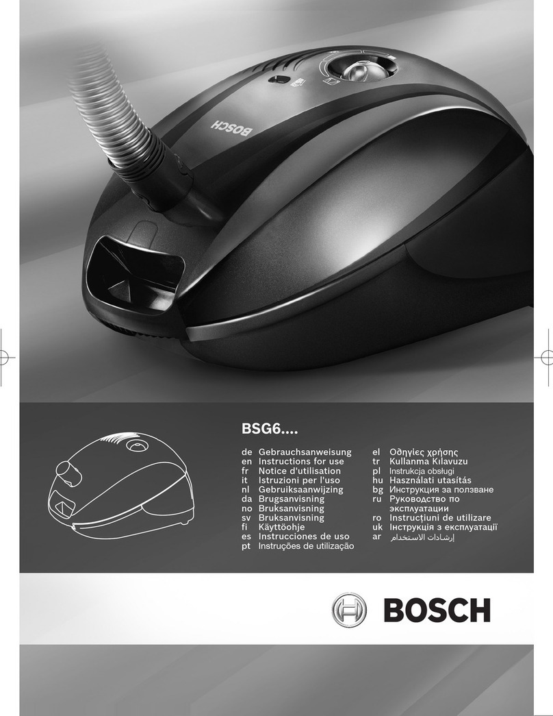 Bosch BSG6 Series User manual