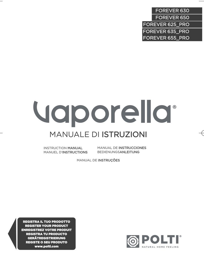 Vaporella FOREVER 630 instruction manual