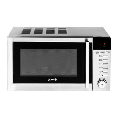Gorenje MO 17 DE Owner's instruction manual