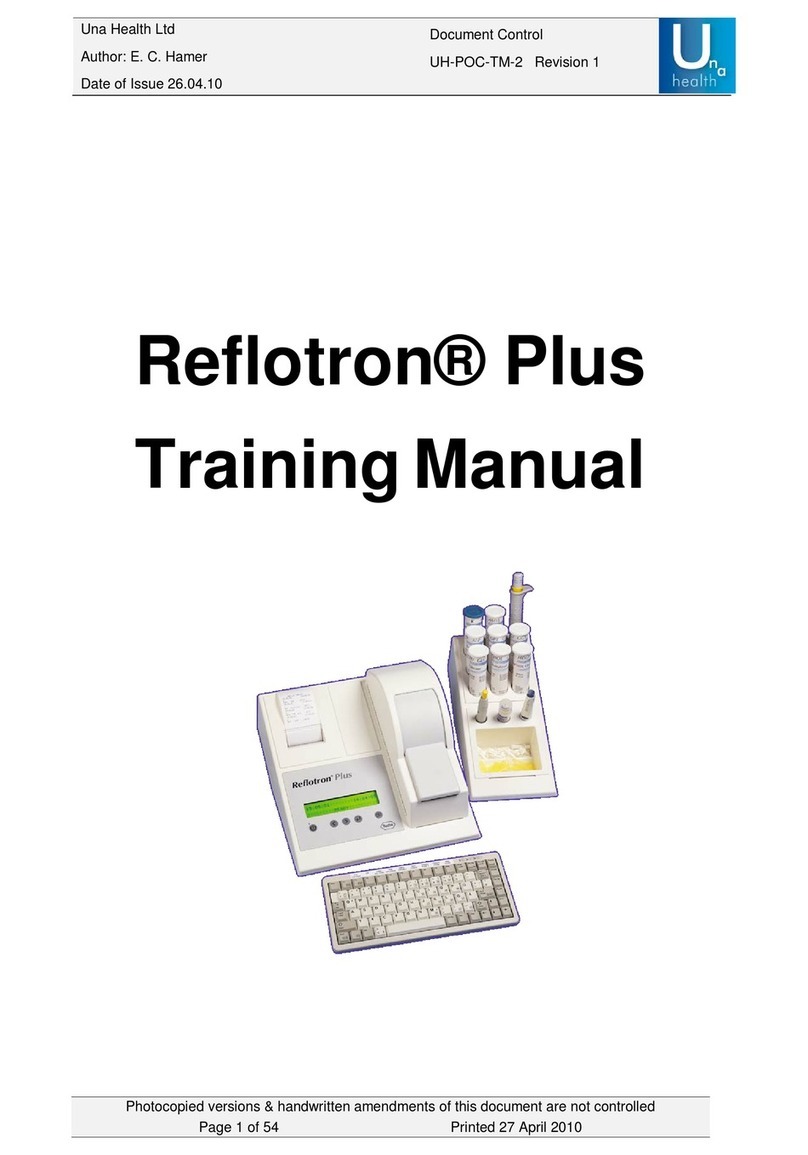 Una Health Reflotron Plus Training manual