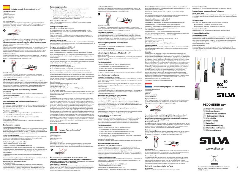 Silva ex10 User manual