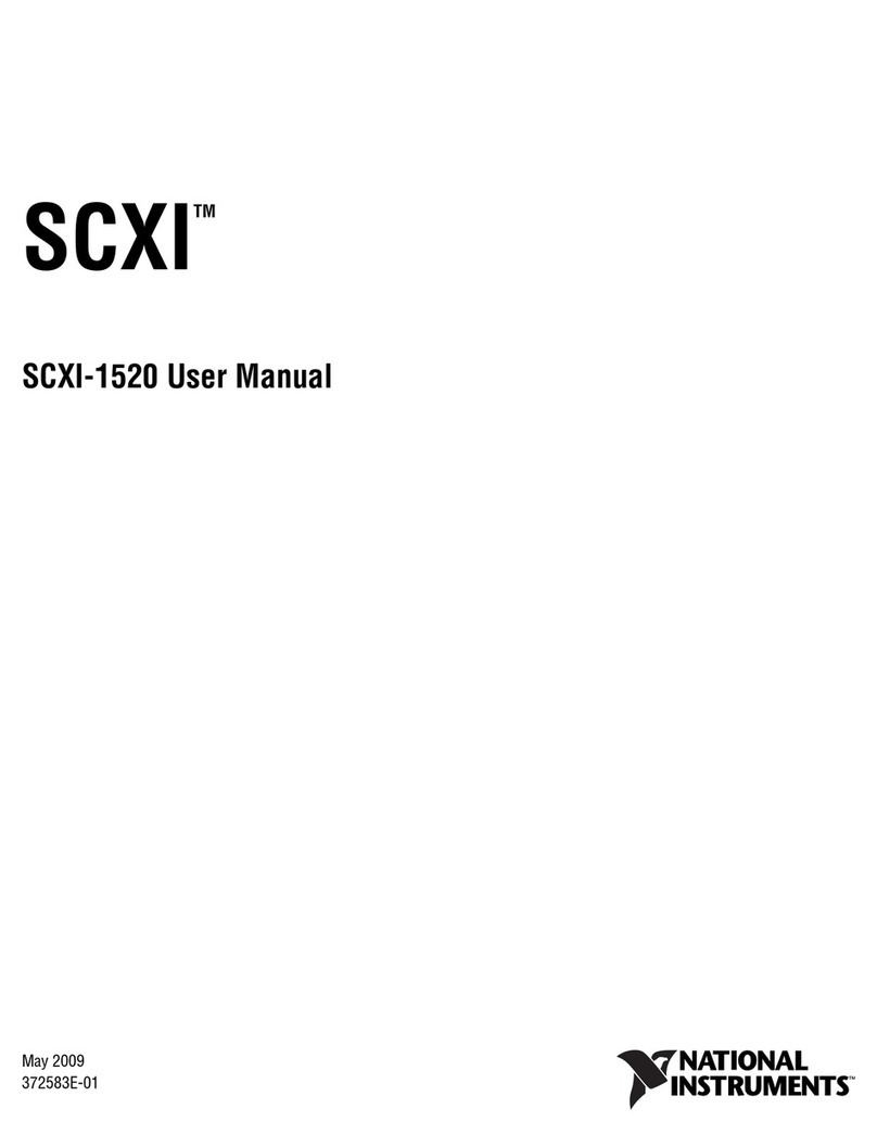 National Instruments SCXI-1520 User manual National Instruments SCXI-1520 User manual