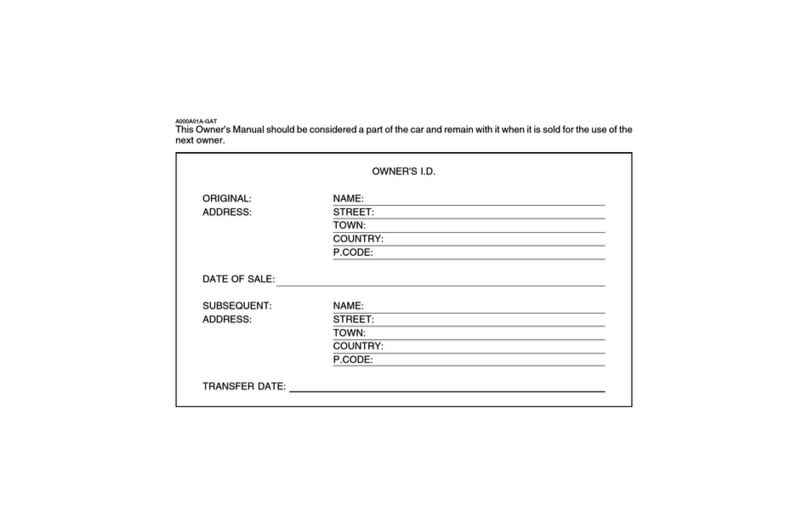 Hyundai Getz 2004 owner's manual