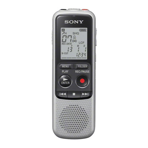 Sony ICD-BX140 User manual